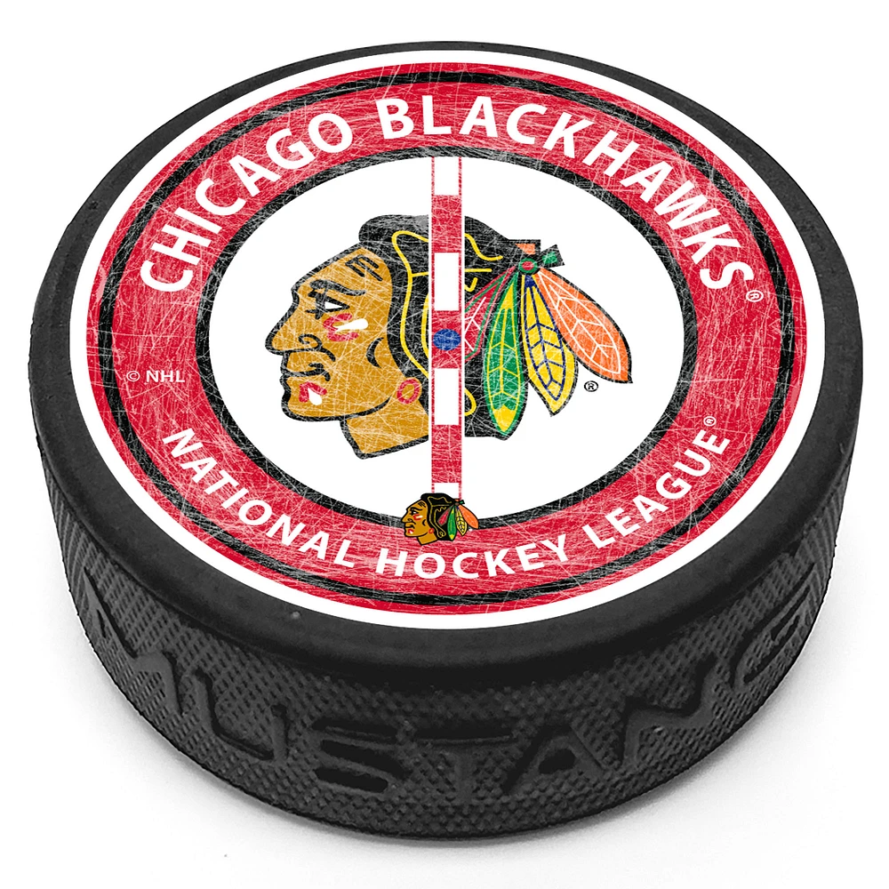 Chicago Blackhawks Center Ice Puck