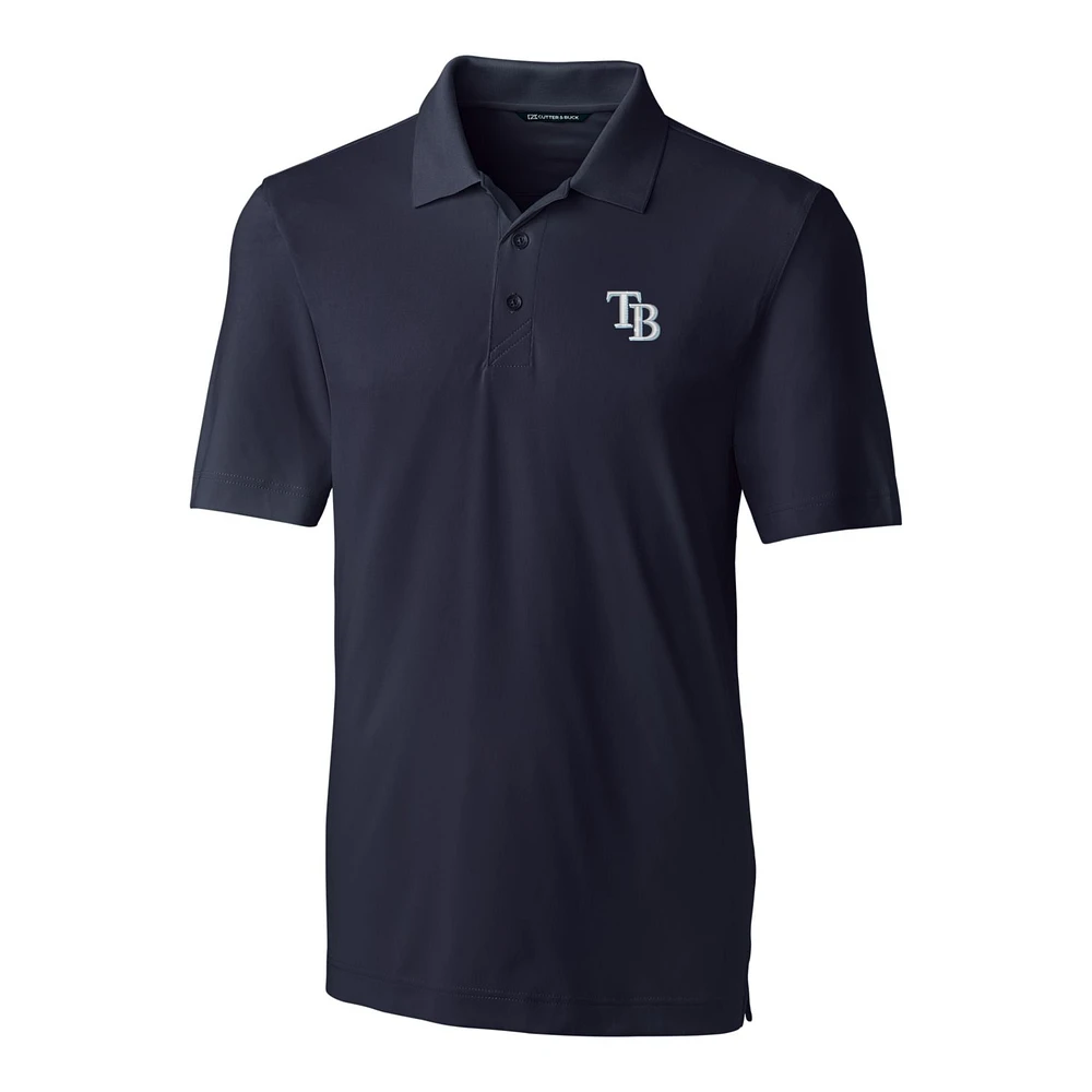 Men's Cutter & Buck Navy Tampa Bay Rays Big Tall Forge Stretch Polo