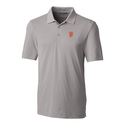 Men's Cutter & Buck Gray San Francisco Giants Big Tall Forge Stretch Polo