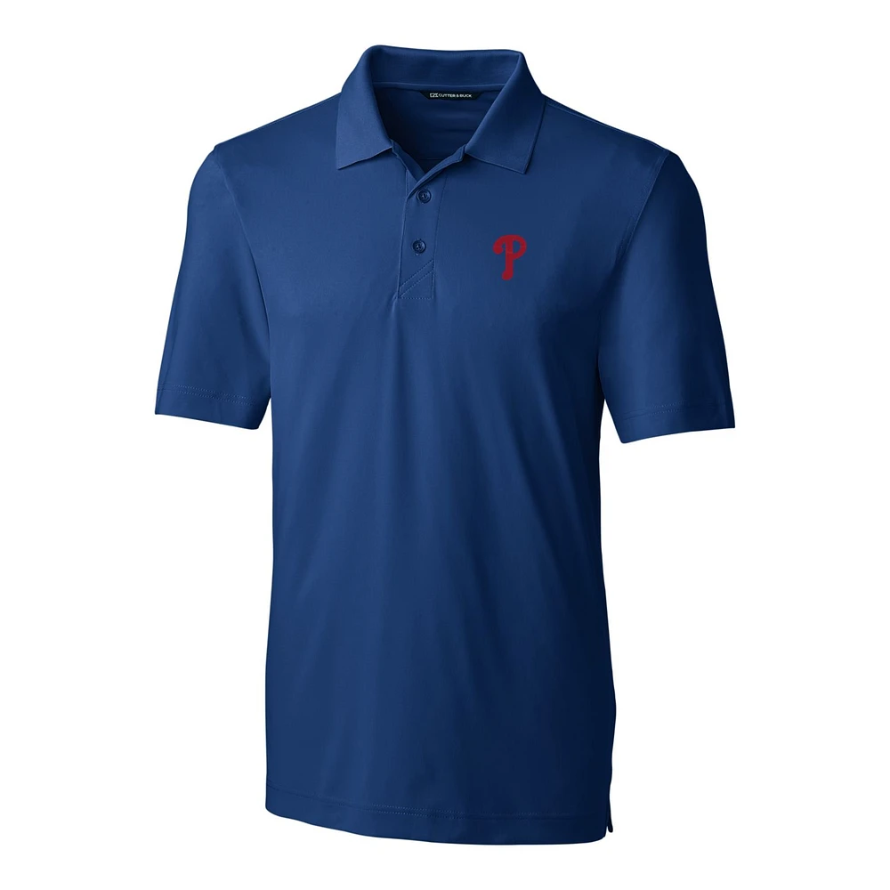 Men's Cutter & Buck Royal Philadelphia Phillies Big Tall Forge Stretch Polo