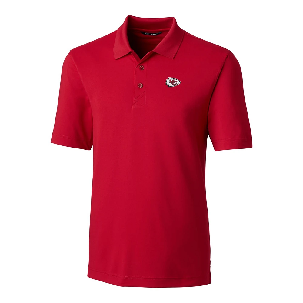 Men's Cutter & Buck Cardinal Kansas City Chiefs Big & Tall Forge Stretch Polo