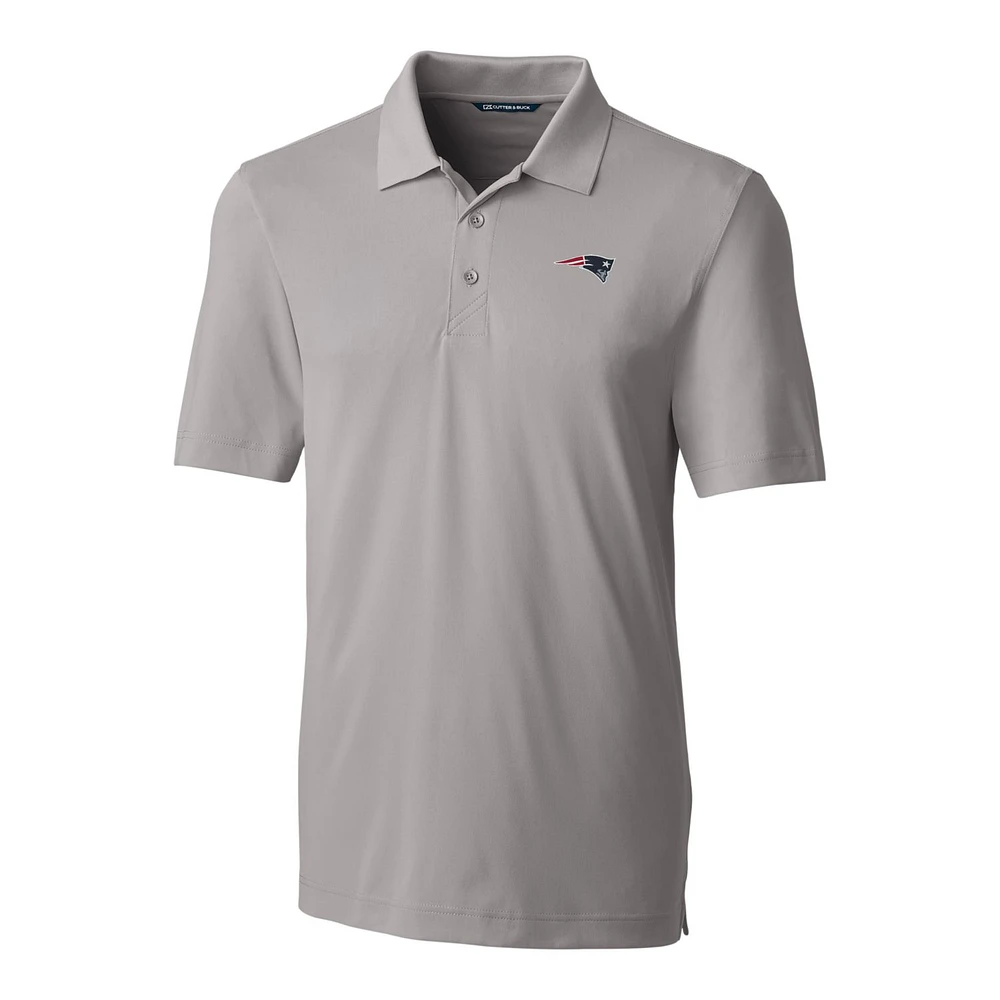 Men's Cutter & Buck Gray New England Patriots Big & Tall Forge Stretch Polo