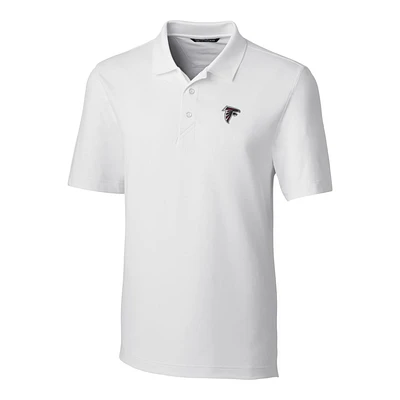 Men's Cutter & Buck White Atlanta Falcons Big & Tall Forge Stretch Polo