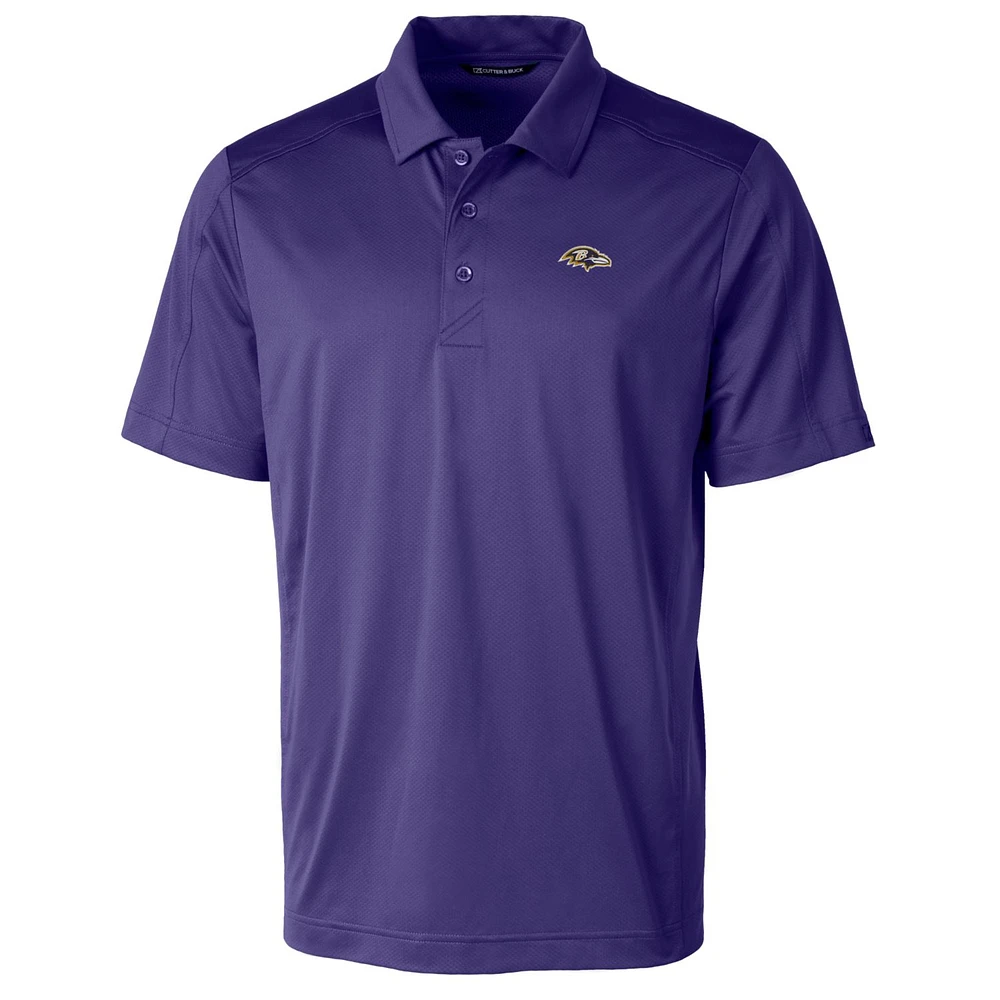 Men's Cutter & Buck Purple Baltimore Ravens Big Tall Prospect Textured Stretch Polo