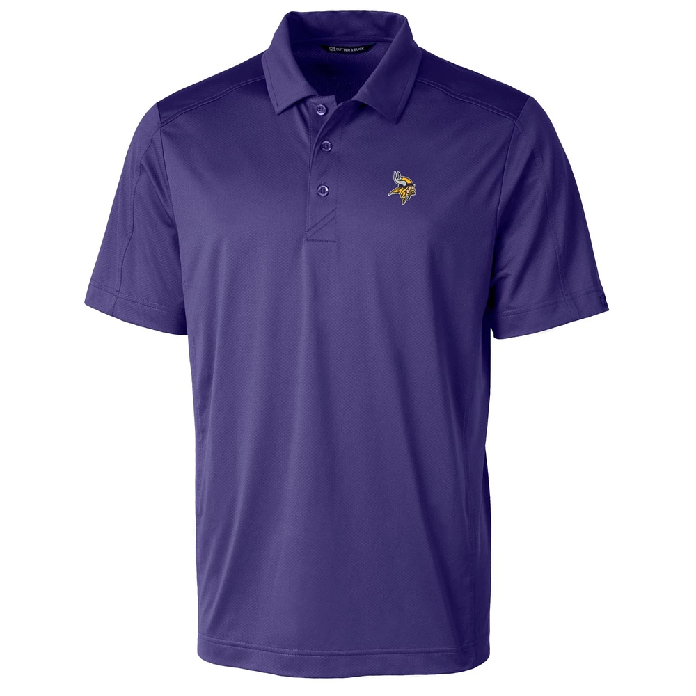 Men's Cutter & Buck Purple Minnesota Vikings Big Tall Prospect Textured Stretch Polo