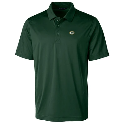 Men's Cutter & Buck Hunter Green Bay Packers Big Tall Prospect Textured Stretch Polo