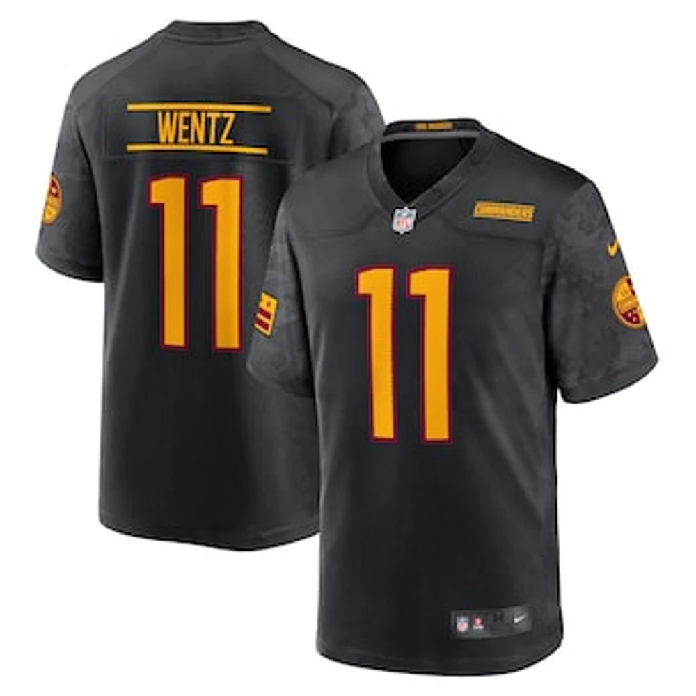 Men's Nike Carson Wentz Black Washington Commanders Alternate Game Player Jersey