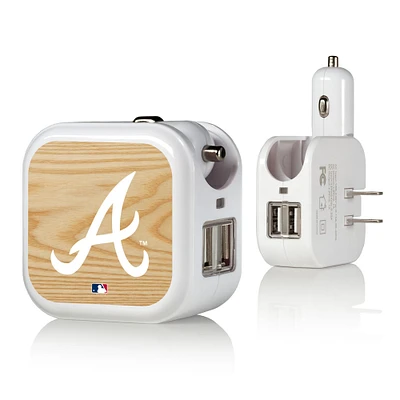 Atlanta Braves 2-in-1 Baseball Bat Design USB Charger