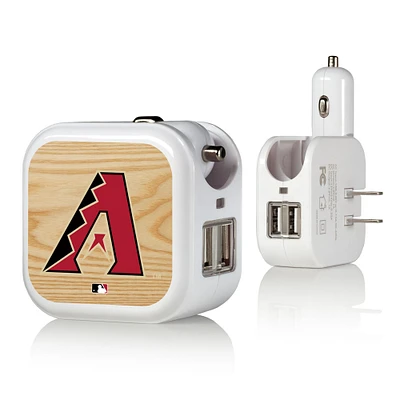 Arizona Diamondbacks 2-in-1 Baseball Bat State Design USB Charger