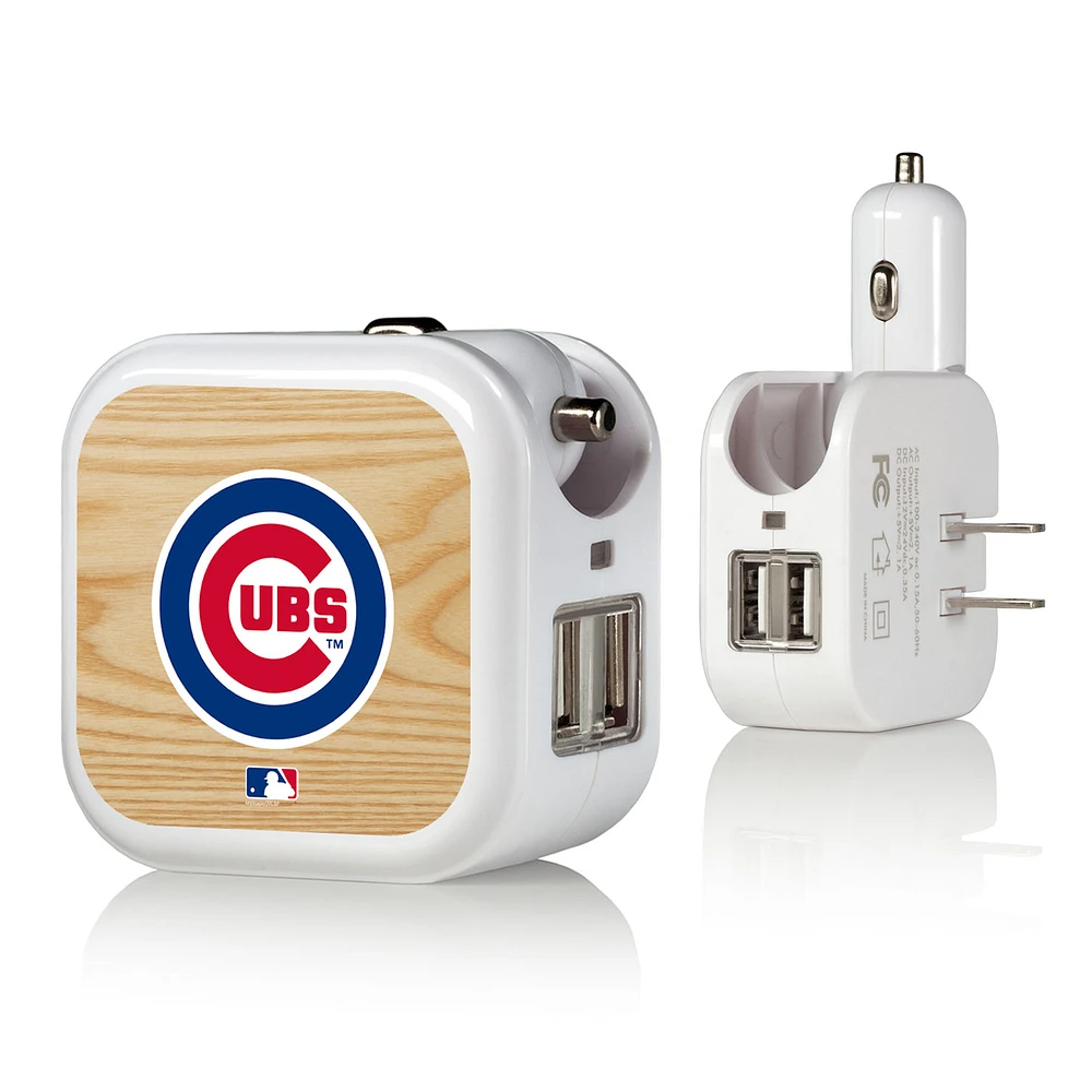 Chicago Cubs 2-in-1 Baseball Bat Design USB Charger