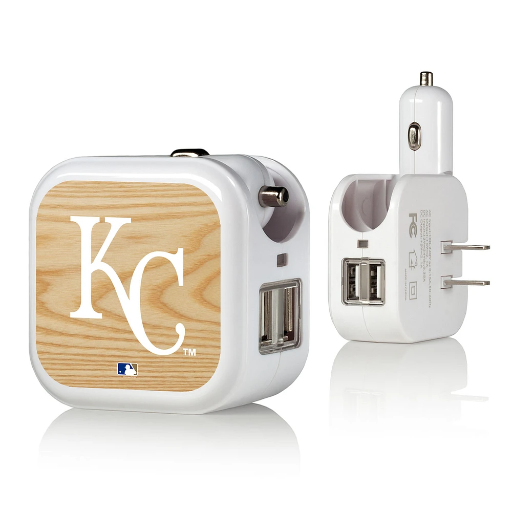 Kansas City Royals 2-in-1 Baseball Bat Design USB Charger