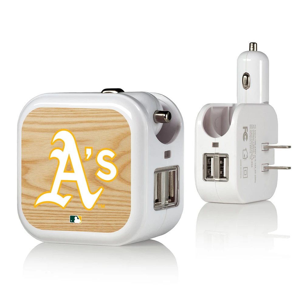 Athletics 2-in-1 Baseball Bat Design USB Charger