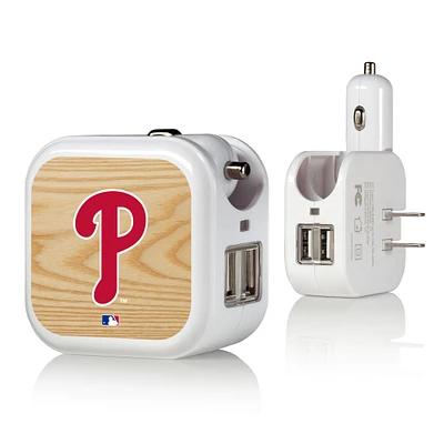 Philadelphia Phillies 2-in-1 Baseball Bat Design USB Charger