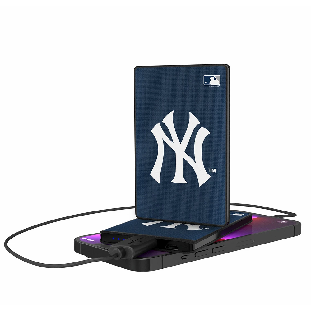 New York Yankees 2500 mAh Solid Design Credit Card Powerbank