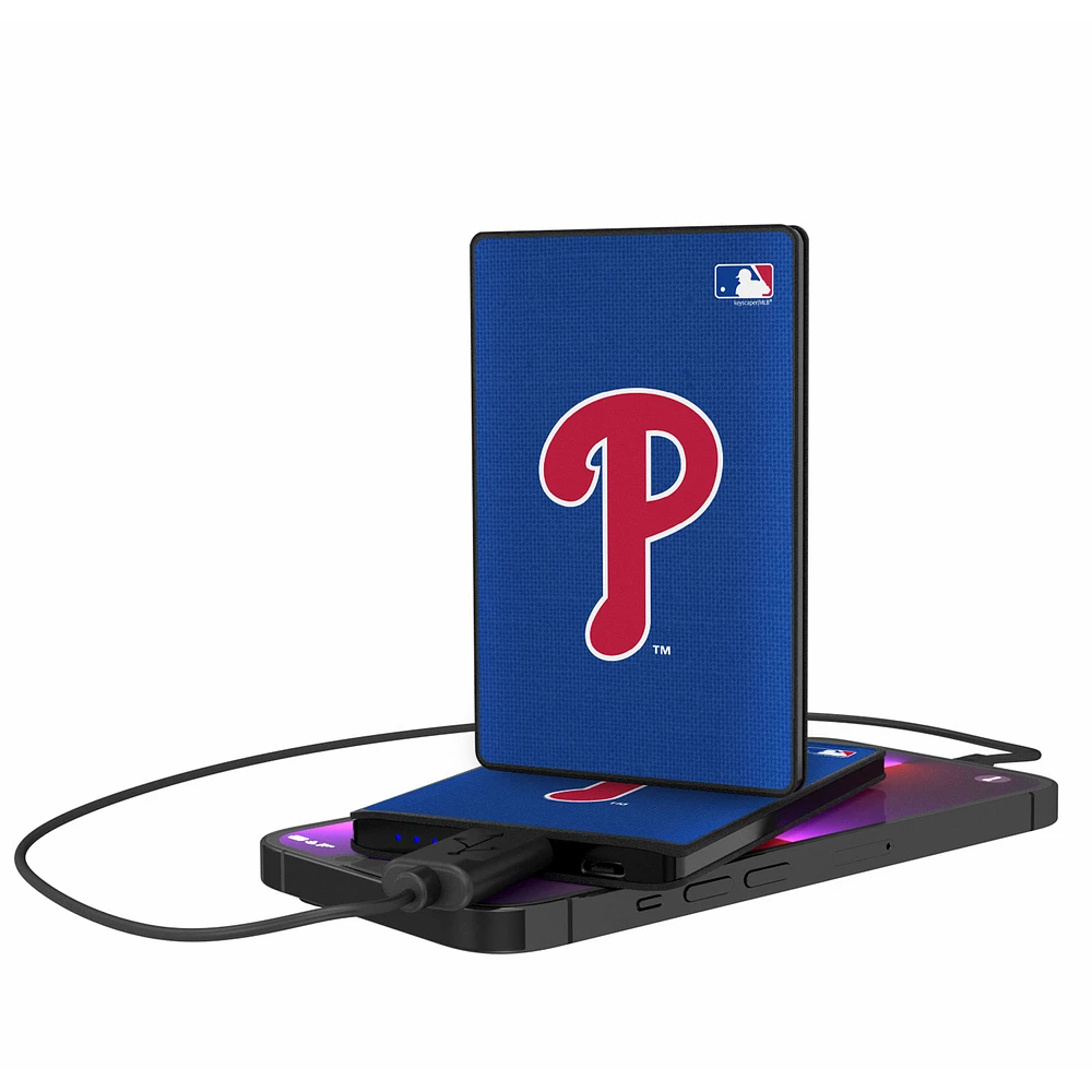 Philadelphia Phillies 2500 mAh Solid Design Credit Card Powerbank
