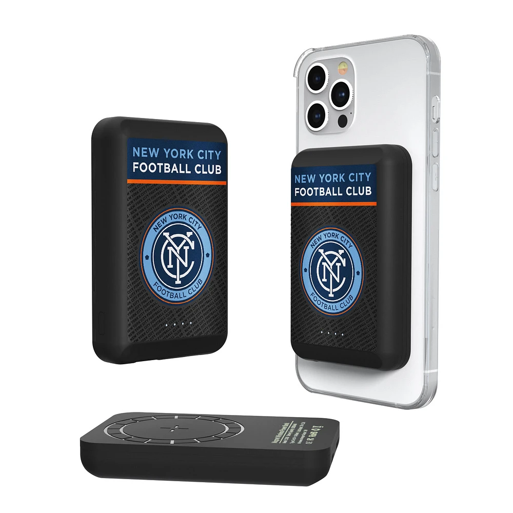 New York City FC 5000mAh Wireless Mag Power Bank