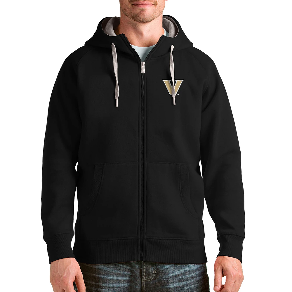 Men's Antigua Vanderbilt Commodores Team Victory Full-Zip Hoodie