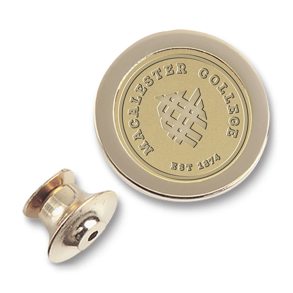 Men's Gold Macalester Scots Logo Lapel Pin