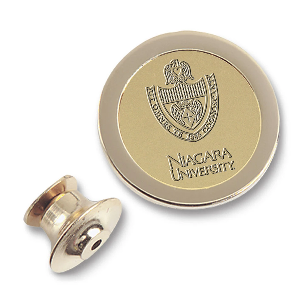 Men's Gold Niagara University Purple Eagles Logo Lapel Pin