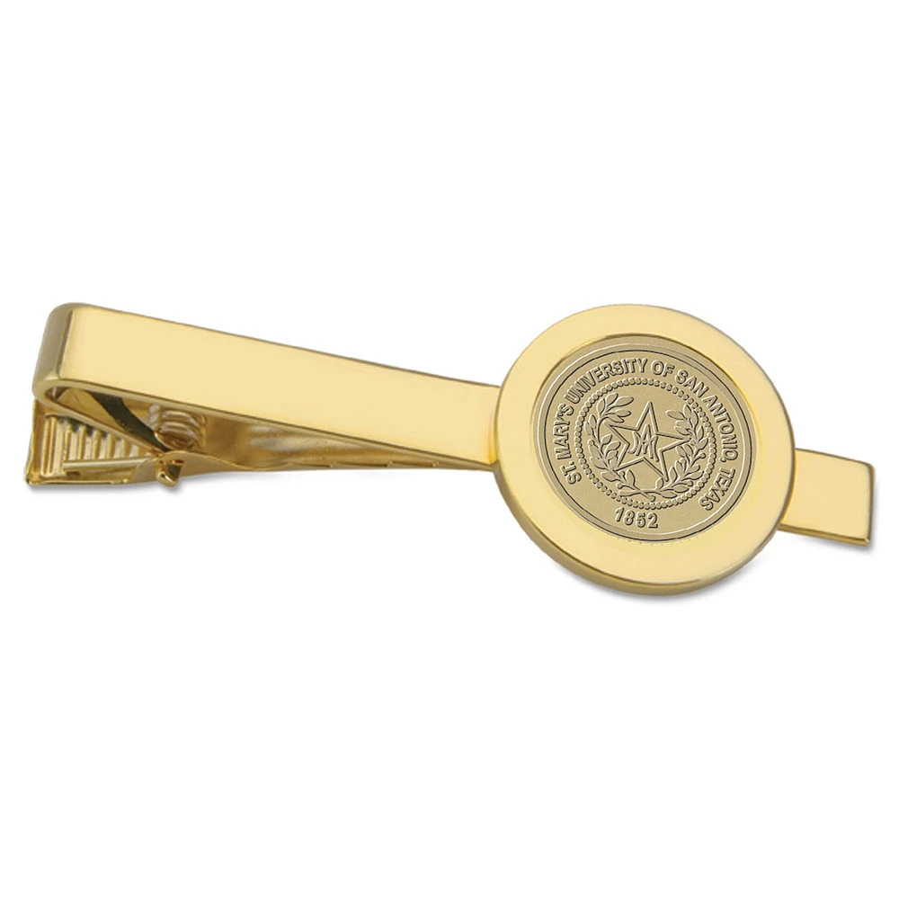 Men's Gold St. Mary's University Rattlers Logo Tie Bar