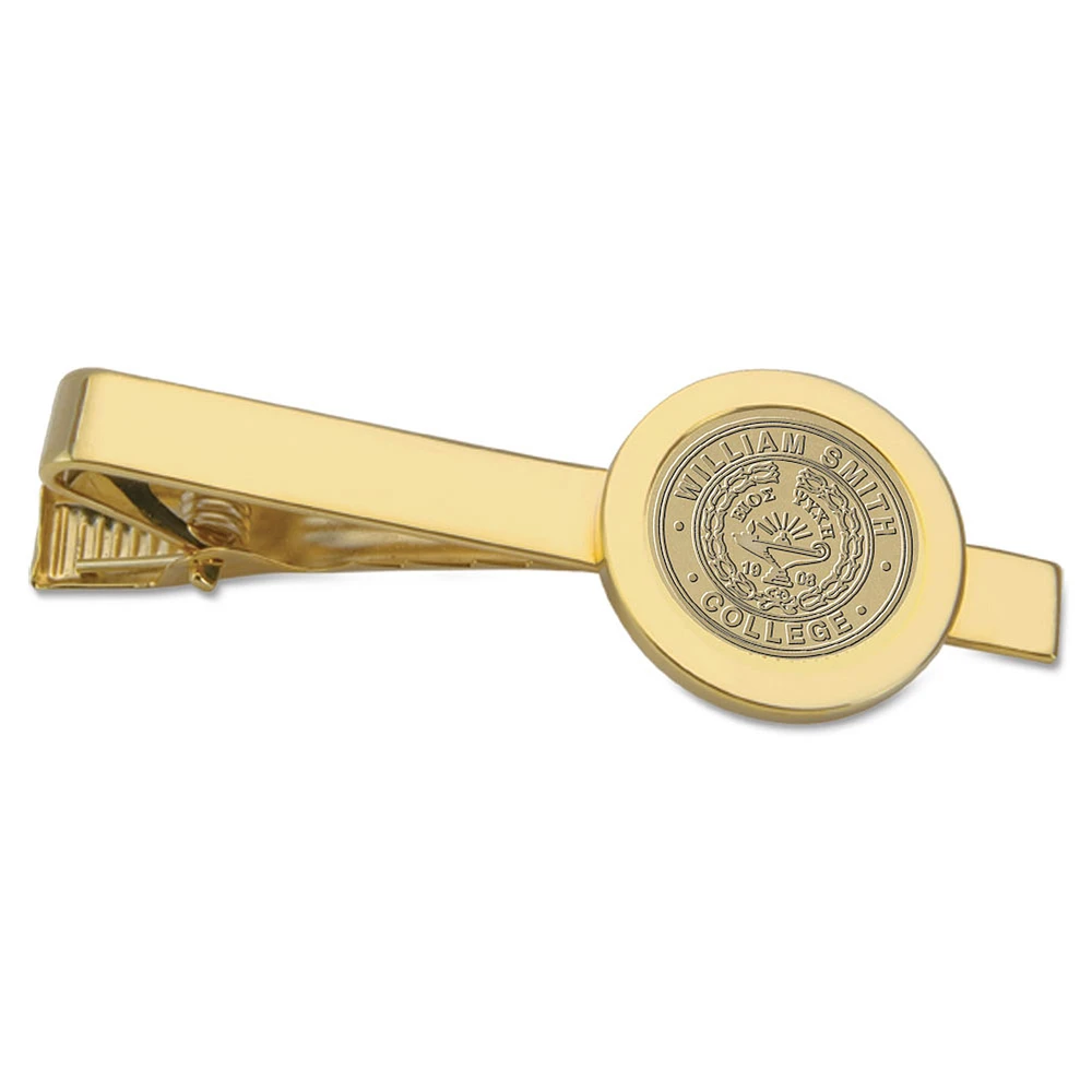 Men's Gold Hobart & William Smith Colleges Logo Tie Bar