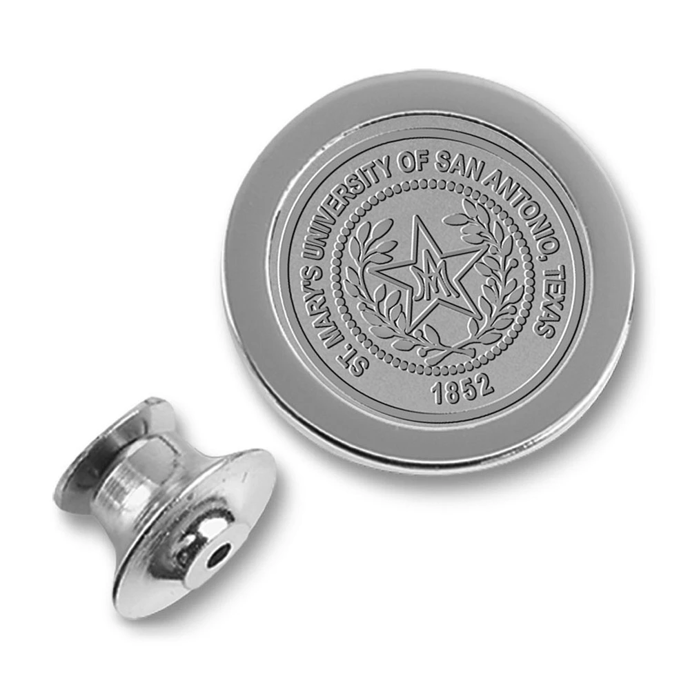 Men's Silver St. Mary's University Rattlers Lapel Pin