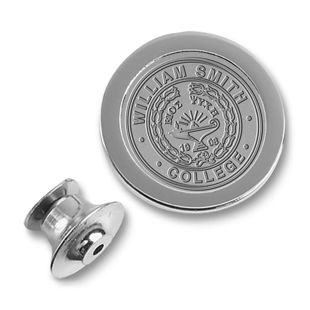 Men's Silver Hobart & William Smith Colleges Lapel Pin