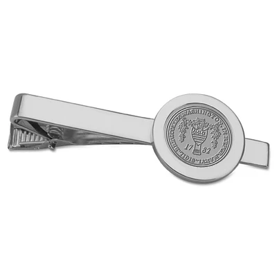 Men's Silver Washington College Shoremen Logo Tie Bar