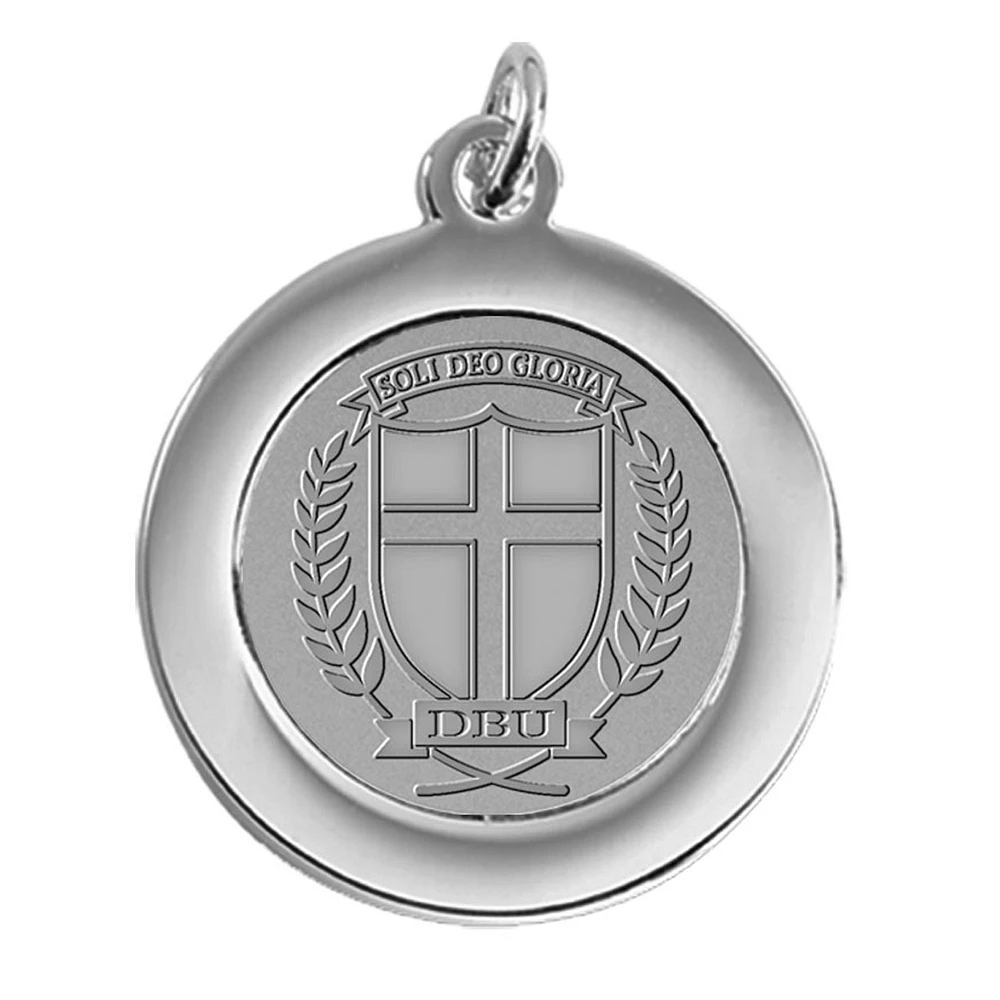 Women's Silver Dallas Baptist Patriots Pendant