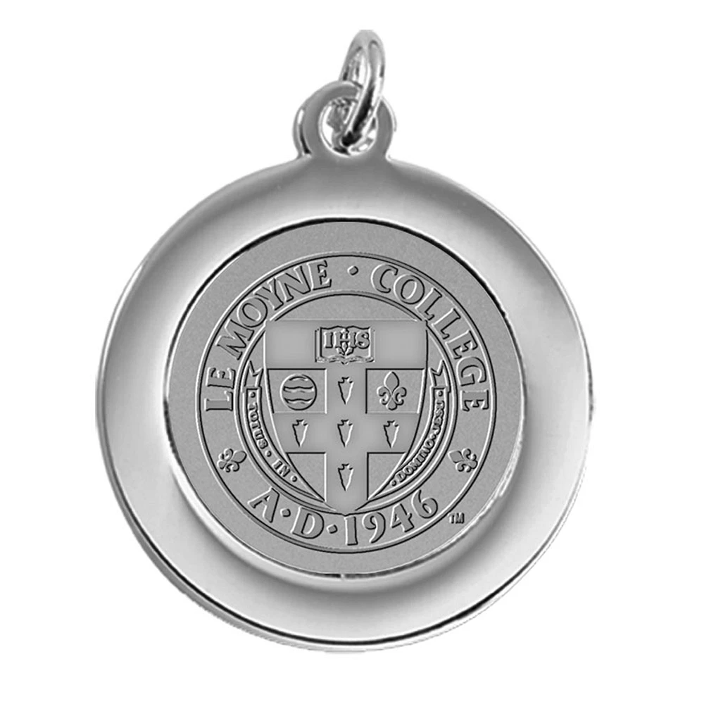 Women's Silver Le Moyne Dolphins Pendant