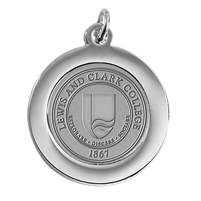 Women's Silver Lewis & Clark College Pioneers Pendant