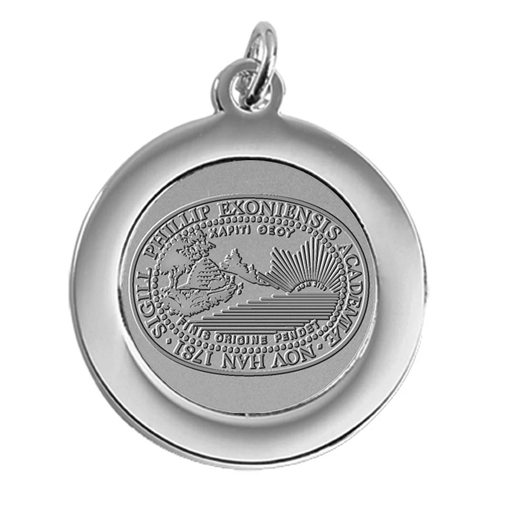Women's Silver Phillips Exeter Academy Big Red Pendant