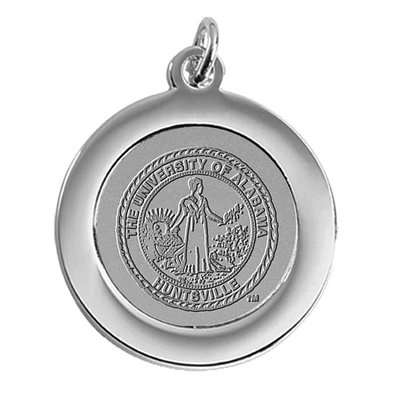 Women's Silver UAH Chargers Pendant