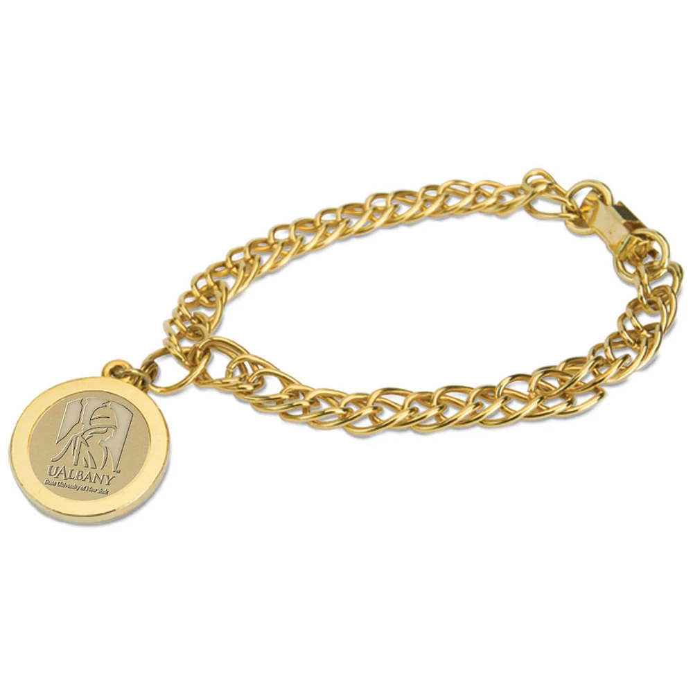 Women's Gold Albany Great Danes Team Charm Bracelet