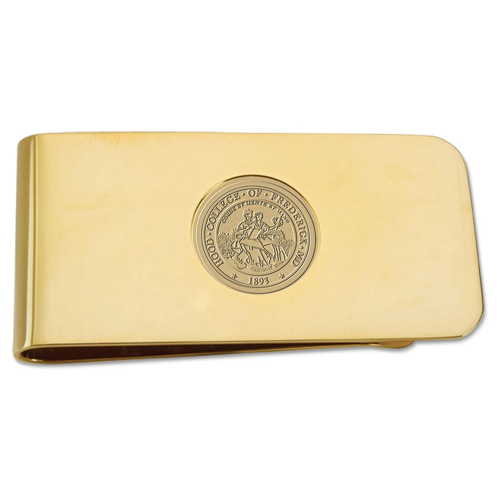 Men's Gold Hood College Blazers Money Clip