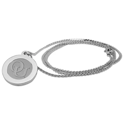 Women's Silver Oakland Golden Grizzlies Pendant Necklace