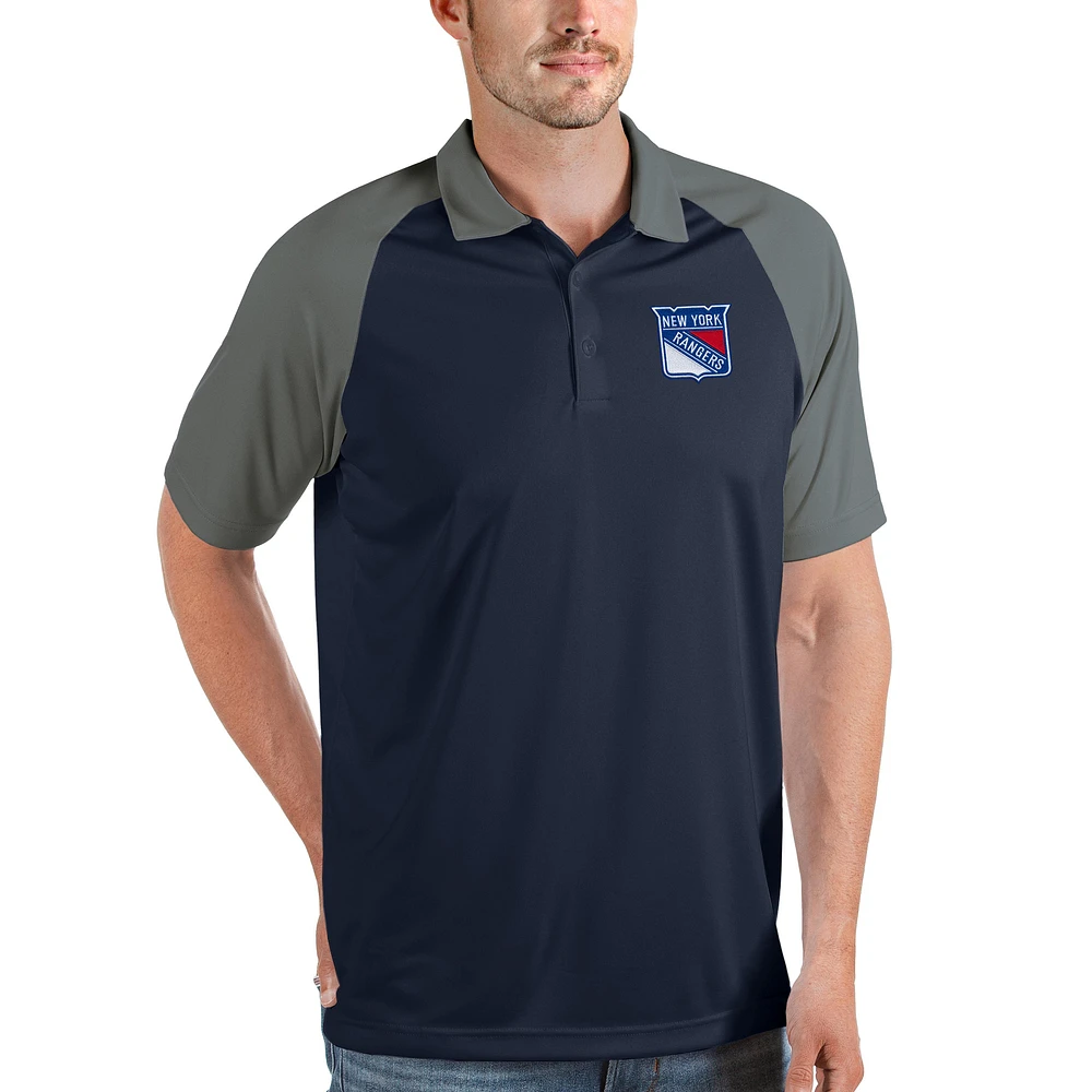 Men's Antigua Navy New York Rangers Nova Polo