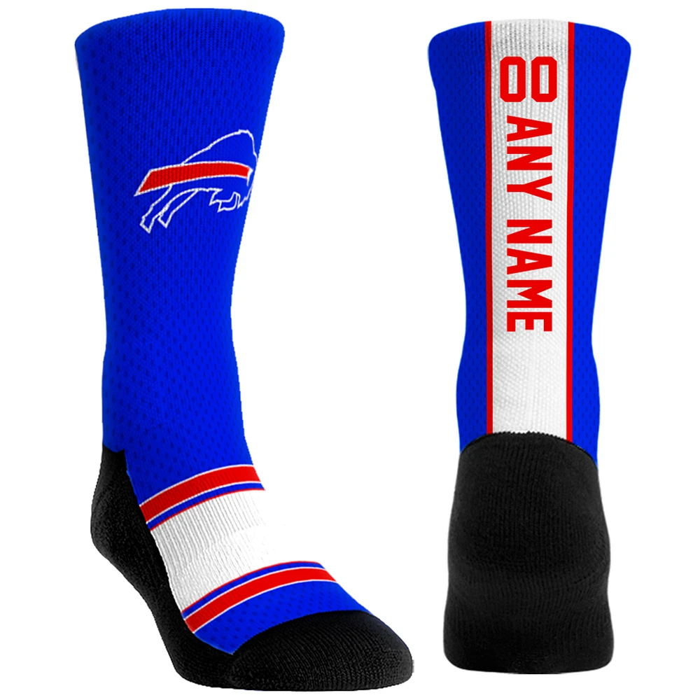 Youth Rock Em Socks Buffalo Bills Custom Jersey Crew Socks