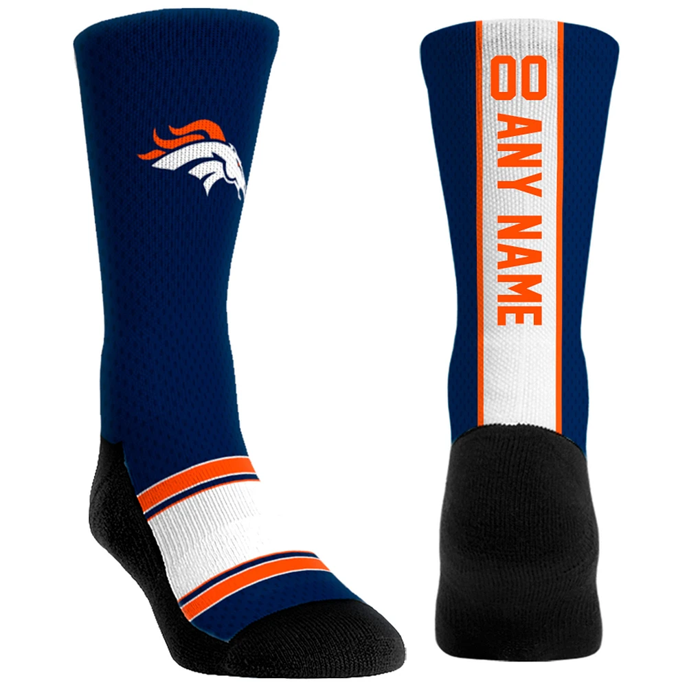 Youth Rock Em Socks Denver Broncos Custom Jersey Crew Socks