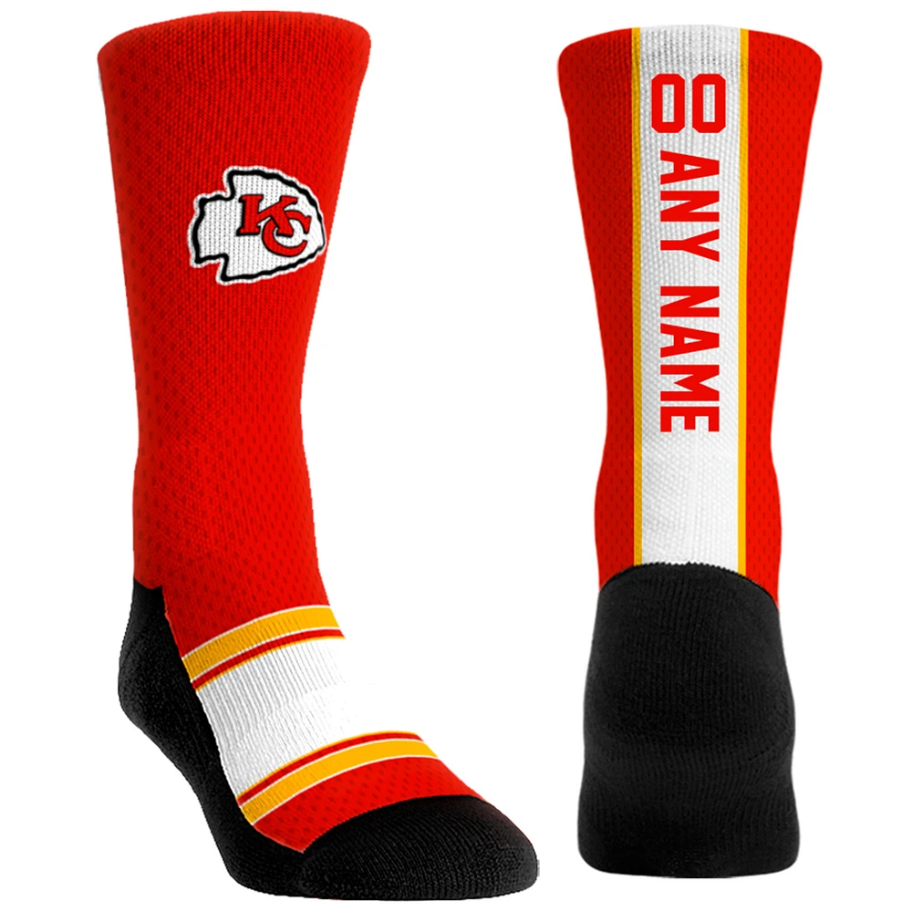 Youth Rock Em Socks Kansas City Chiefs Custom Jersey Crew Socks