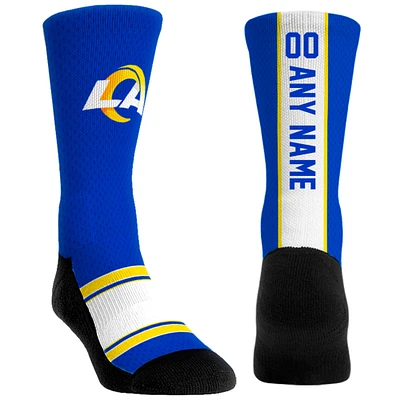 Youth Rock Em Socks Los Angeles Rams Custom Jersey Crew Socks