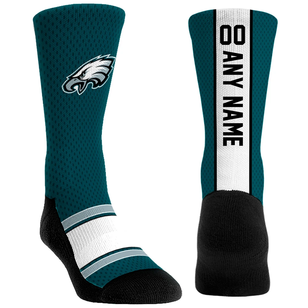 Youth Rock Em Socks Philadelphia Eagles Custom Jersey Crew Socks