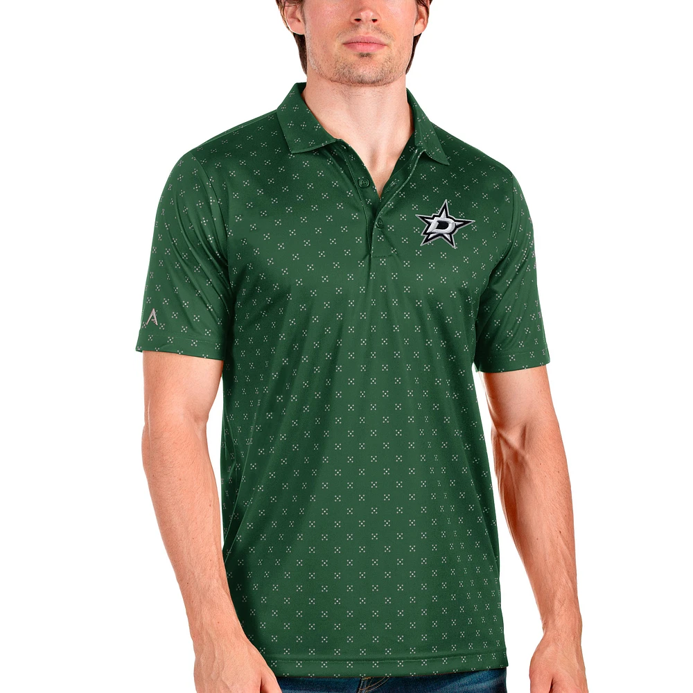 Men's Antigua Forest Green Dallas Stars Spark Polo