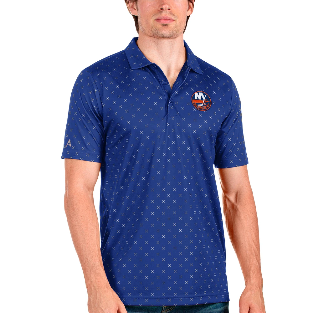 Men's Antigua Royal New York Islanders Spark Polo