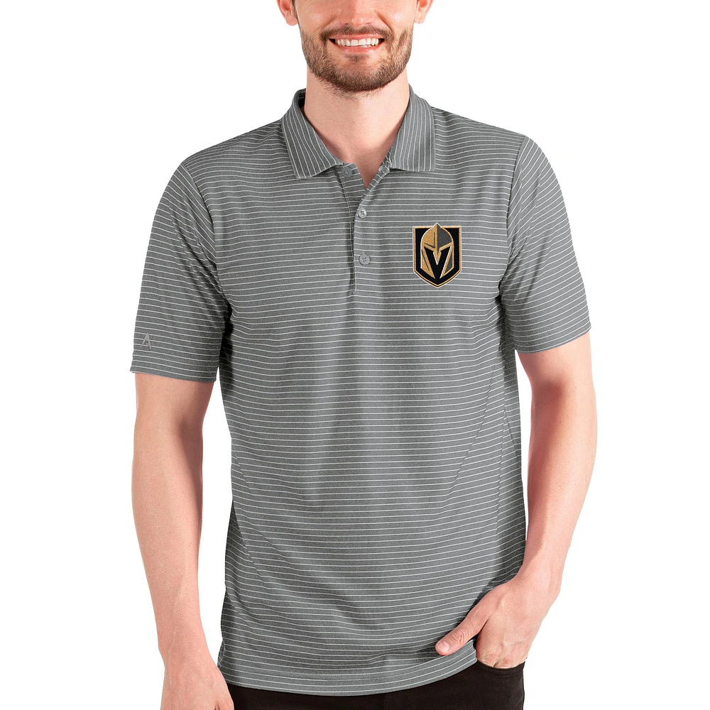 Men's Antigua Steel Vegas Golden Knights Esteem Polo