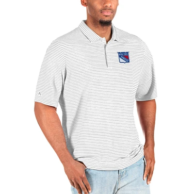 Men's Antigua White New York Rangers Big & Tall Esteem Polo