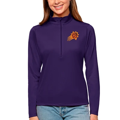 Women's Antigua Phoenix Suns Tribute Half-Zip Top