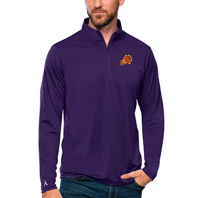 Men's Antigua Phoenix Suns Tribute Quarter-Zip Pullover Top