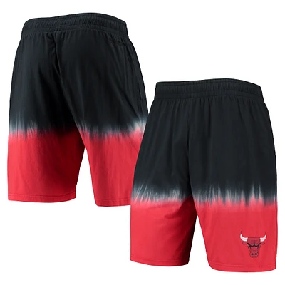 Men's Mitchell & Ness Black/Red Chicago Bulls Hardwood Classic Authentic Shorts