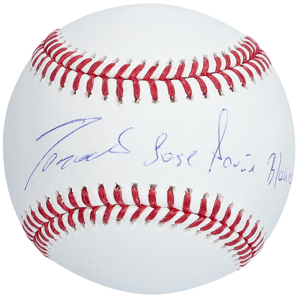 Ronald Acuna Jr. Atlanta Braves Autographed Baseball with Full Name Inscription